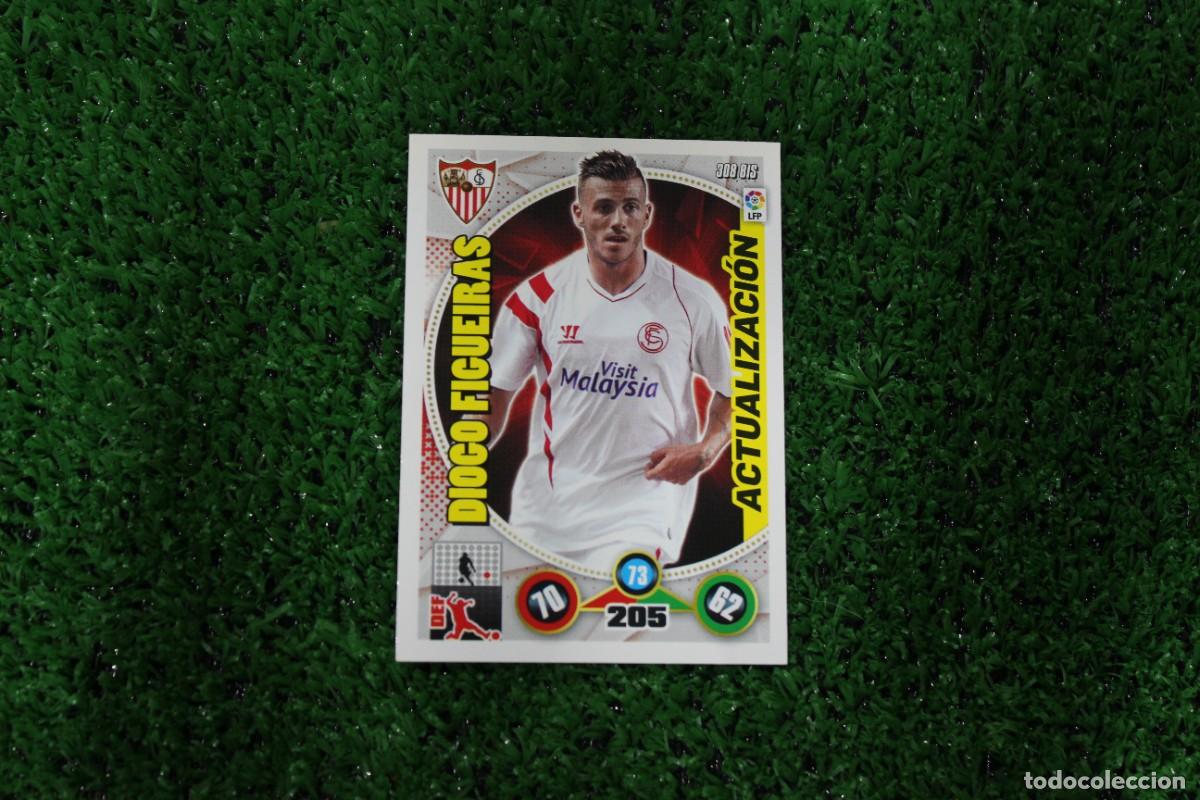 Fu&szlig;ball-Sticker: 308 BIS DIOGO FIGUERAS SEVILLA FC ACTUALIZACI&Oacute;N ADRENALYN XL 2014 2015 14 15 LALIGA SANTANDER