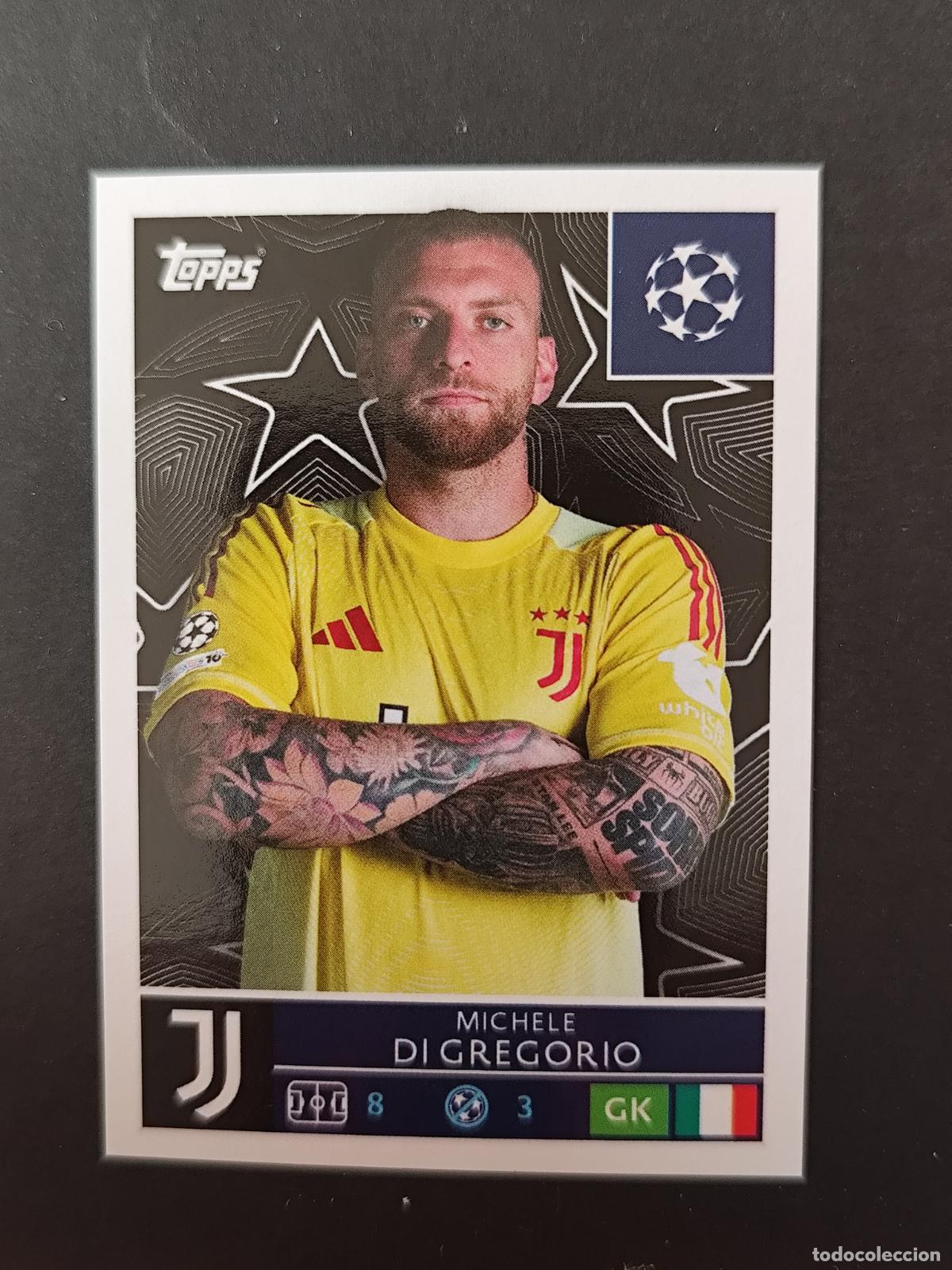Football Stickers: 240 MICHELE DI GREGORIO JUVENTUS STICKER CHAMPIONS LEAGUE 2025 2026 25 26 TOPPS
