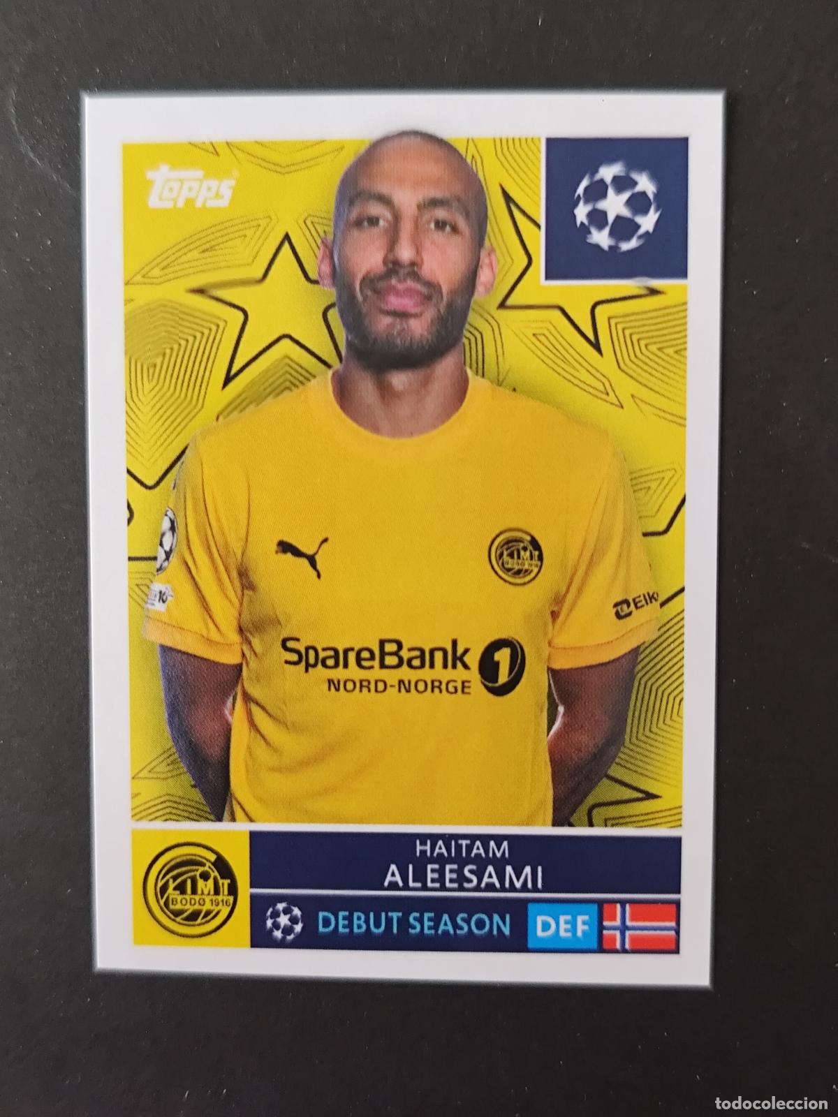 Cromos de Futebol: 522 HAITAM ALEESAMI BOD&Oslash; GLIMT STICKER CHAMPIONS LEAGUE 2025 2026 25 26 TOPPS