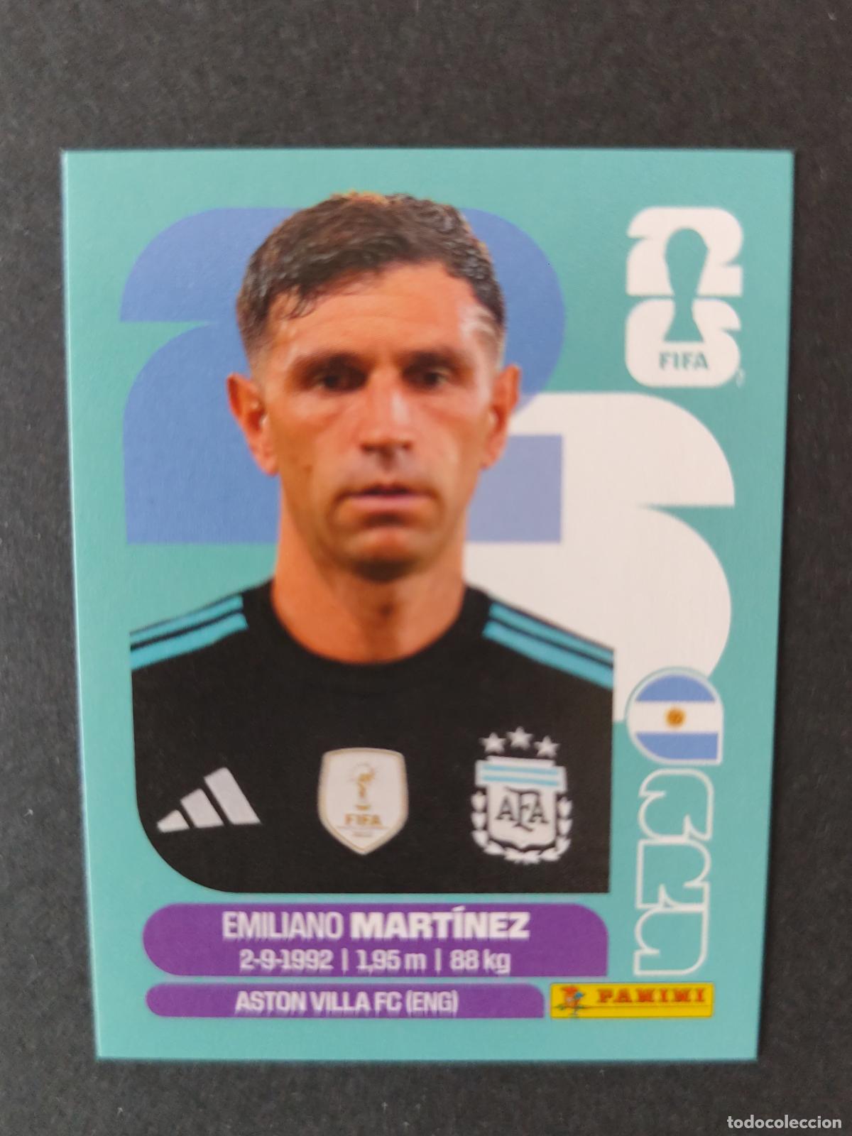 Cromos de F&uacute;tbol: ARG2 EMILIANO MART&Iacute;NEZ DIBU 2 ARGENTINA MUNDIAL FIFA WORLD CUP 2026 STICKER PANINI SIN PEGAR
