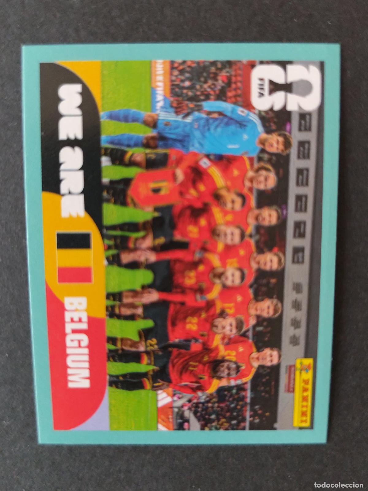 Cromos de F&uacute;tbol: BEL13 TEAM PHOTO EQUIPO 13 B&Eacute;LGICA MUNDIAL FIFA WORLD CUP 2026 STICKER PANINI SIN PEGAR
