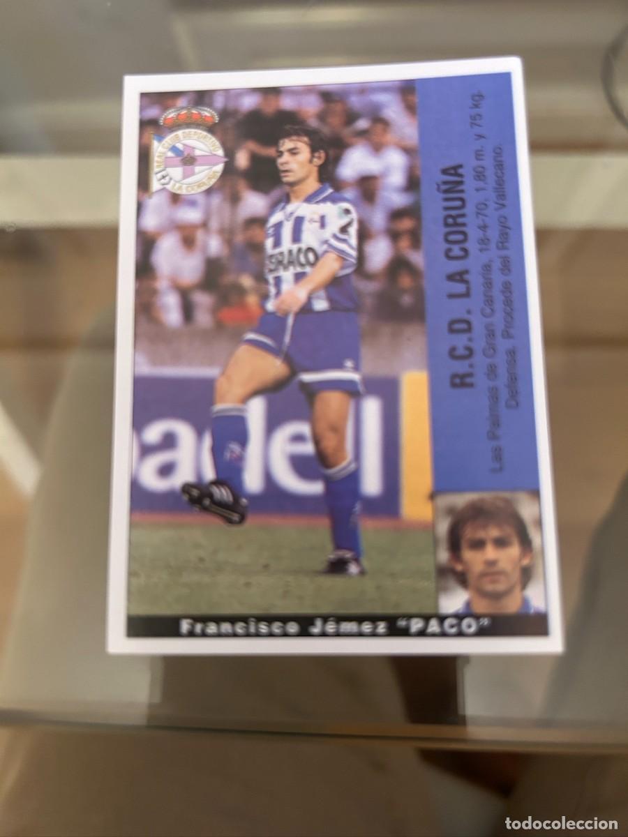 Football Stickers: PACO CORU&Ntilde;A LIGA 95 96 PANINI COLOCA DIFICIL