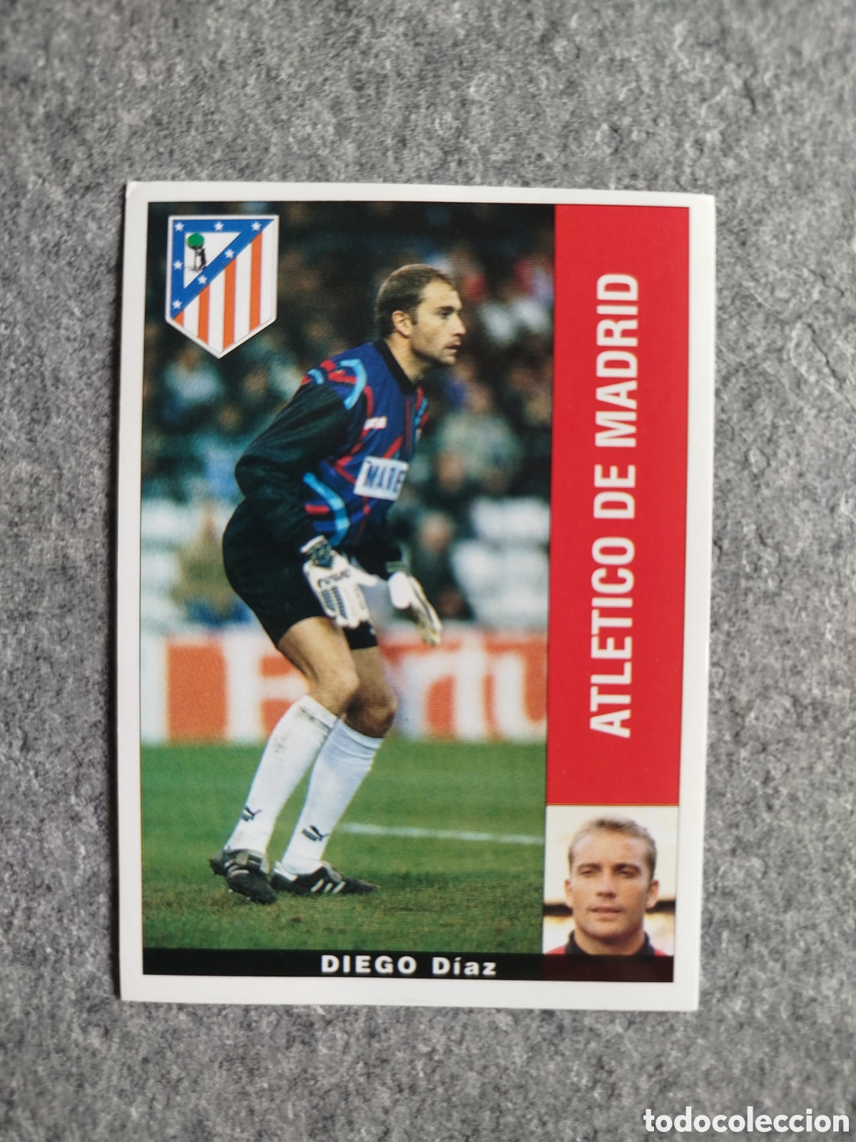 Cromos de F&uacute;tbol: BAJA CROMO DIEGO ATL&Eacute;TICO DE MADRID PANINI LIGA 1995 95 96 NUNCA PEGADO SIN PEGAR