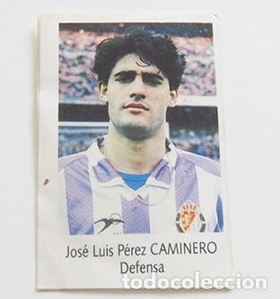 Cromos de F&uacute;tbol: ANTIGUO CROMO DE CAMINERO - BIMBO - LIGA 91 92 1991 1992 - VALLADOLID - F&Uacute;TBOL DEPORTE JUGADOR