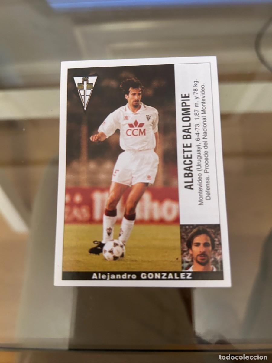 Cartes &agrave; collectionner de Football: gonzalez albacete nuevo liga 95 96 panini
