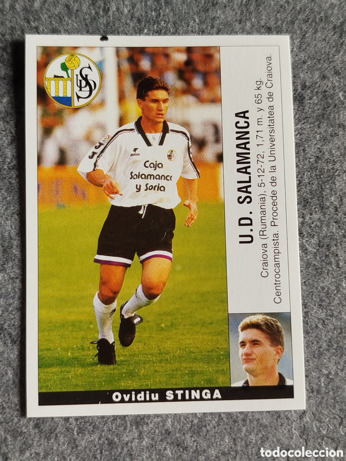 Cromos de F&uacute;tbol: CROMO STINGA SALAMANCA &Uacute;LTIMO FICHAJE 21 FICHAJES PANINI LIGA 1995 95 96 NUNCA PEGADO SIN PEGAR