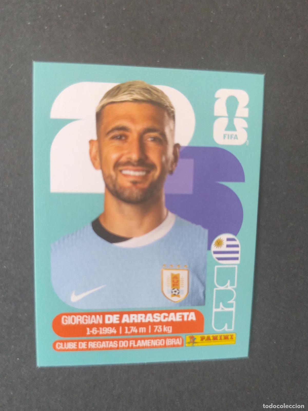 Cromos de F&uacute;tbol: URU11 GIORGIAN DE ARRASCAETA 11 URUGUAY MUNDIAL FIFA WORLD CUP 2026 STICKER PANINI SIN PEGAR