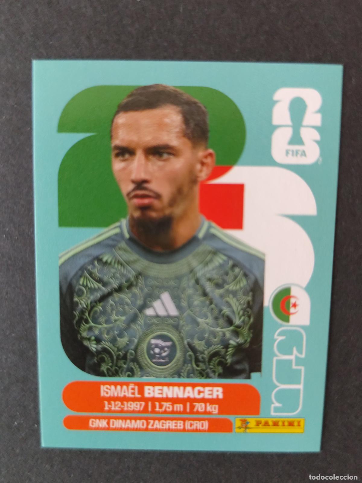 Cromos de F&uacute;tbol: ALG8 ISMAEL BENNACER 8 ARGELIA MUNDIAL FIFA WORLD CUP 2026 STICKER PANINI SIN PEGAR