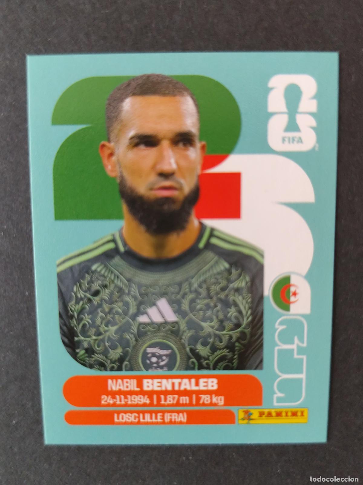 Football Stickers: ALG12 NABIL BENTALAB 12 ARGELIA MUNDIAL FIFA WORLD CUP 2026 STICKER PANINI SIN PEGAR