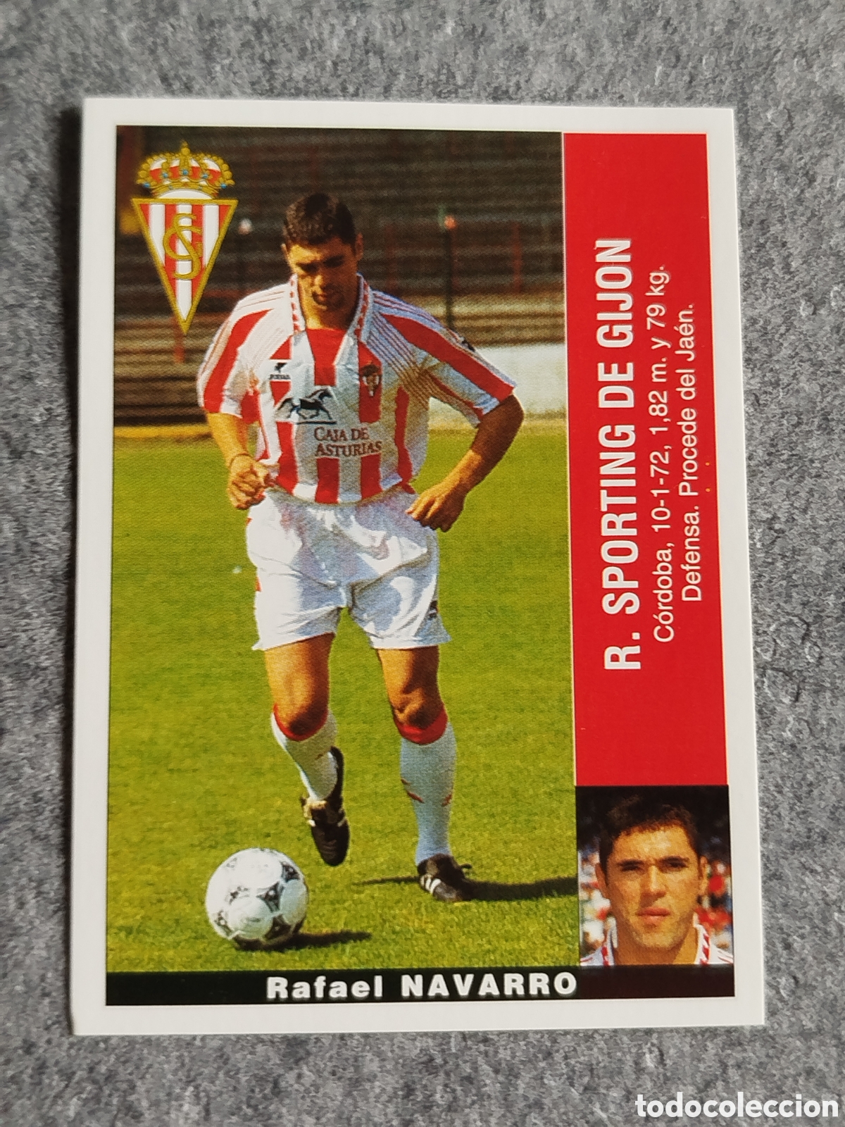 Football Stickers: CROMO NAVARRO GIJON &Uacute;LTIMO FICHAJE 22 FICHAJES PANINI LIGA 1995 95 96 NUNCA PEGADO SIN PEGAR