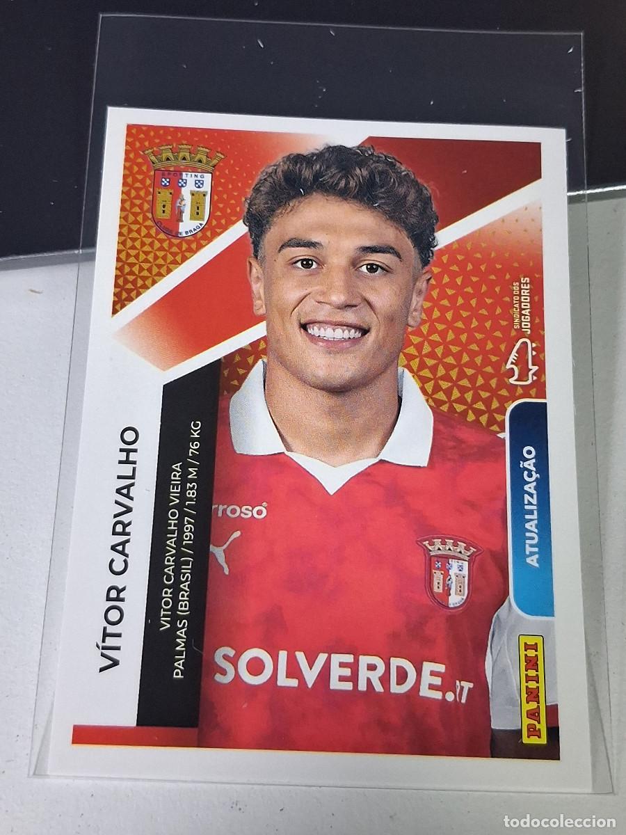 Football Stickers: A20 454 VITOR CARVALHO BRAGA STICKER FUTBOL PANINI PORTUGAL 2025-2026 25 26 LIGA BETCLIC