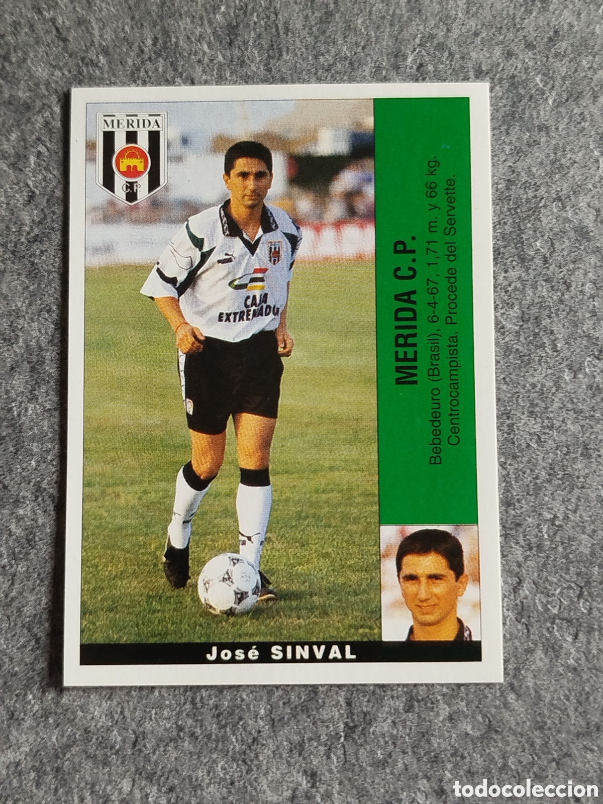Fu&szlig;ball-Sticker: CROMO SINVAL M&Eacute;RIDA &Uacute;LTIMO FICHAJE 15 FICHAJES PANINI LIGA 1995 95 96 NUNCA PEGADO SIN PEGAR