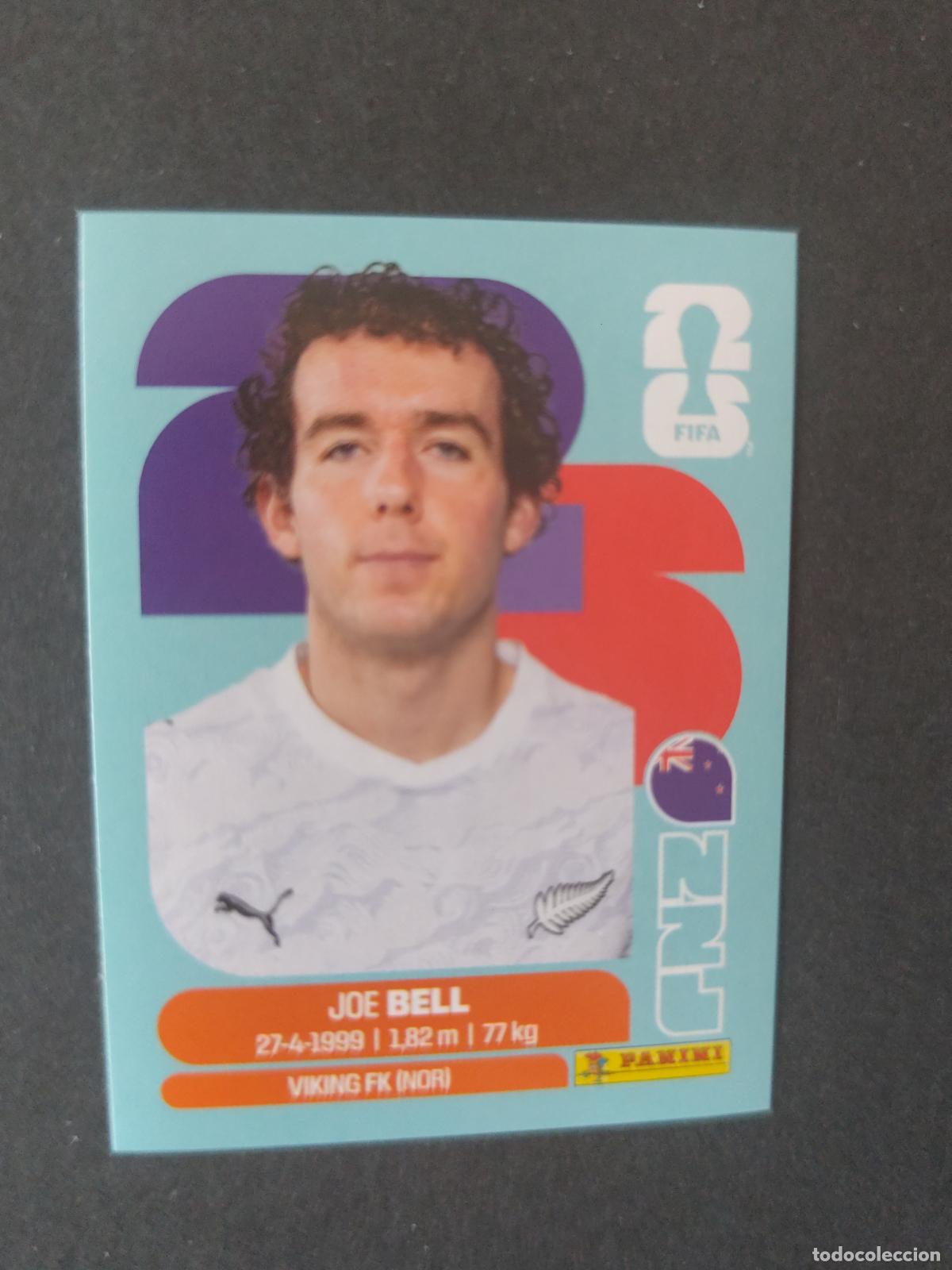 Cromos de F&uacute;tbol: NZL10 JOE BELL 10 NUEVA ZELANDA MUNDIAL FIFA WORLD CUP 2026 STICKER PANINI SIN PEGAR