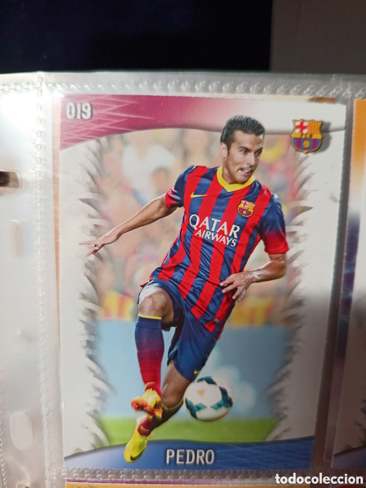 Cromos de F&uacute;tbol: 19 Pedro mundicromo Quiz Game 13/14