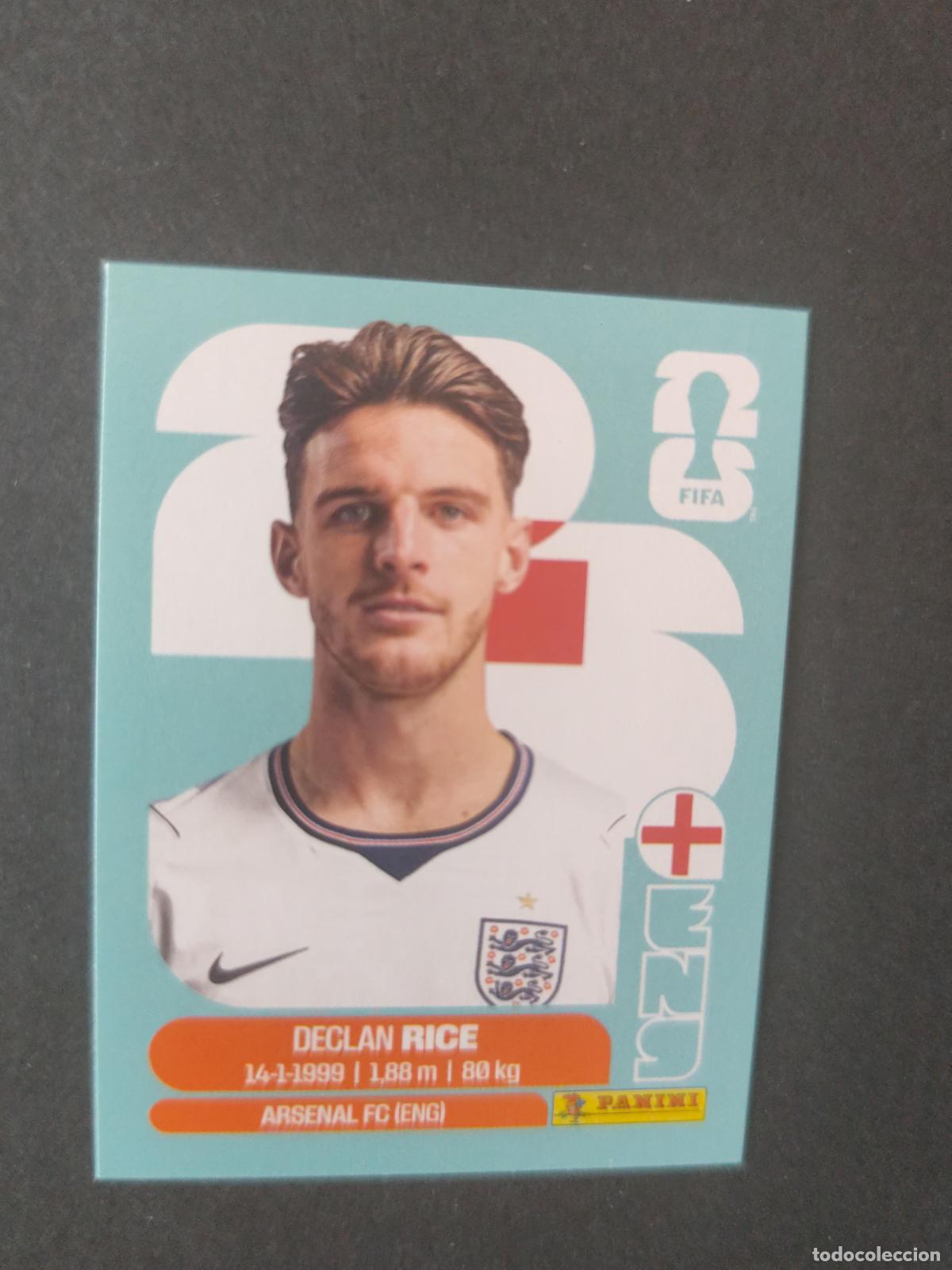 Cromos de F&uacute;tbol: ENG10 DECLAN RICE 10 INGLATERRA MUNDIAL FIFA WORLD CUP 2026 STICKER PANINI SIN PEGAR