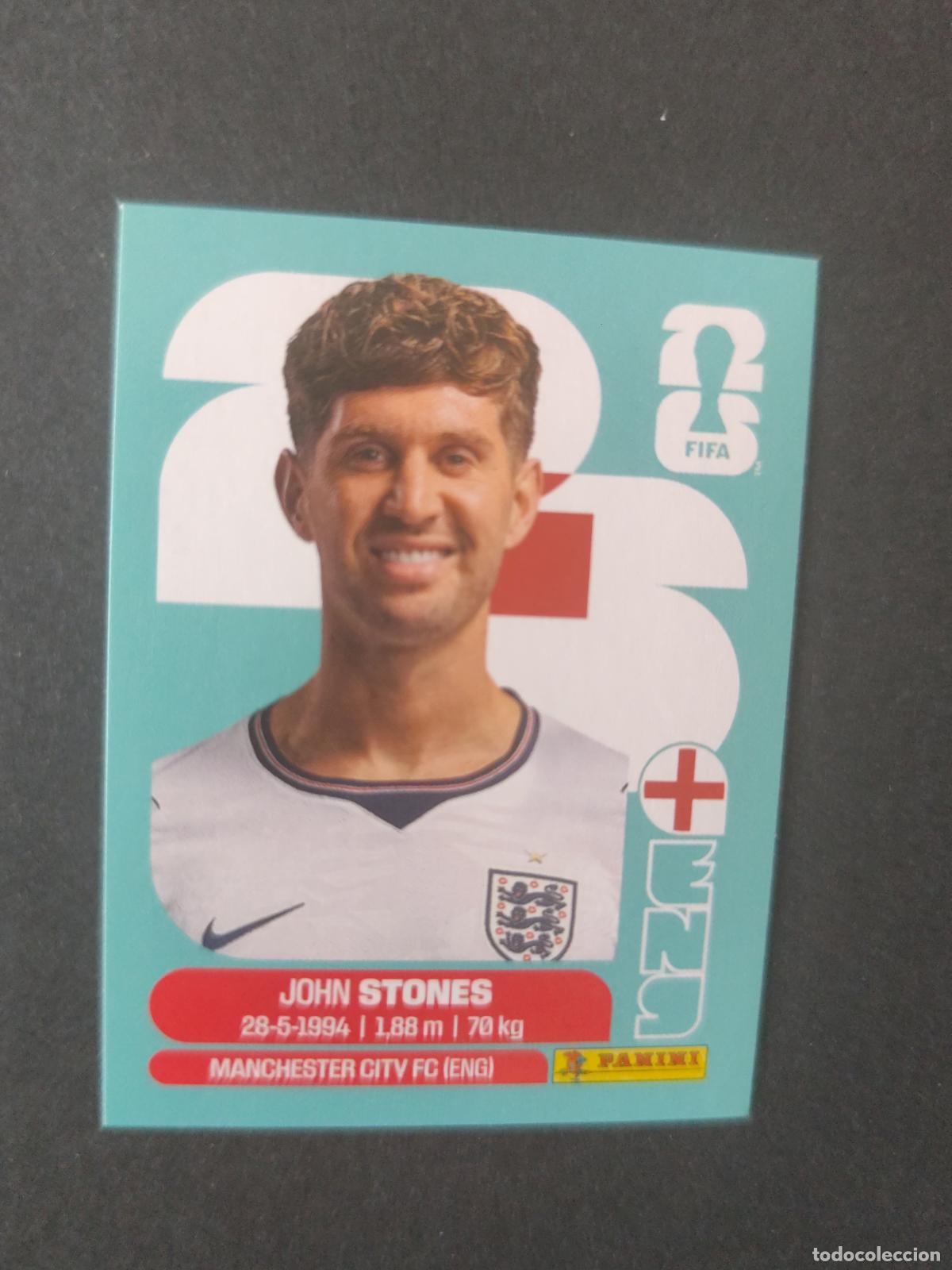 Cromos de F&uacute;tbol: ENG3 JOHN STONES 3 INGLATERRA MUNDIAL FIFA WORLD CUP 2026 STICKER PANINI SIN PEGAR