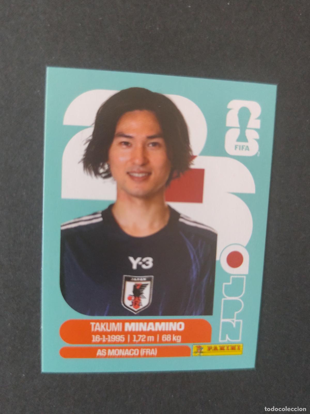 Cromos de F&uacute;tbol: JPN16 TAKUMI MINAMINO 16 JAP&Oacute;N MUNDIAL FIFA WORLD CUP 2026 STICKER PANINI SIN PEGAR