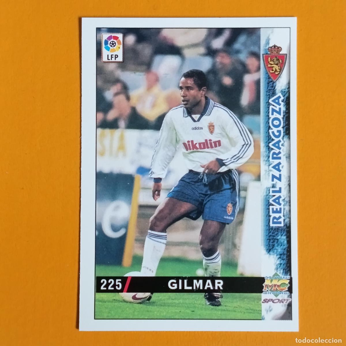 Cromos de F&uacute;tbol: 225 GILMAR. REAL ZARAGOZA. LAS FICHAS DE LA LIGA 98-99. MUNDICROMO