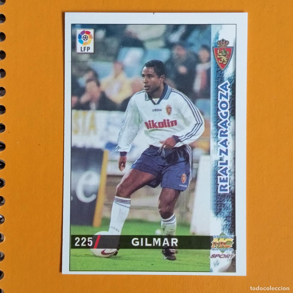 Cromos de F&uacute;tbol: 225 GILMAR. REAL ZARAGOZA. LAS FICHAS DE LA LIGA 98-99. MUNDICROMO