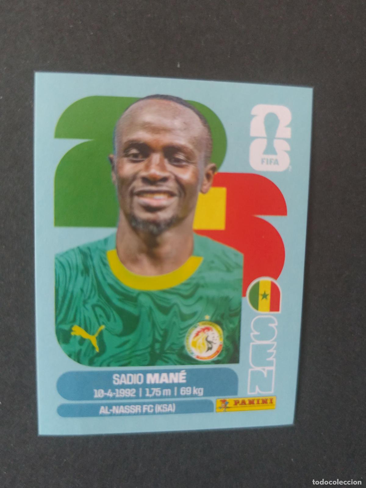 Cromos de F&uacute;tbol: SEN15 SADIO MAN&Eacute; 15 SENEGAL MUNDIAL FIFA WORLD CUP 2026 STICKER PANINI SIN PEGAR