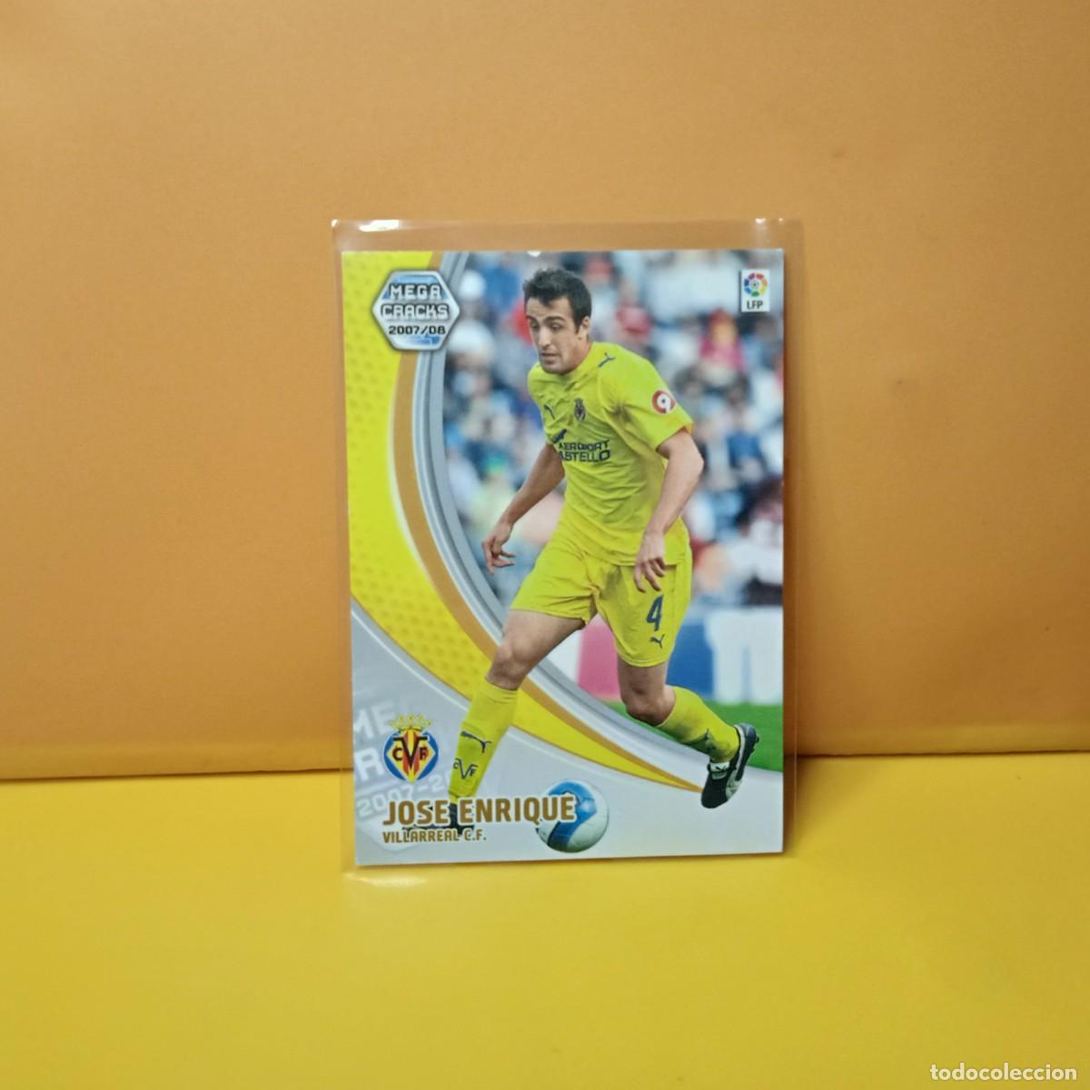 Football Stickers: MEGACRACKS 2007 2008 07 08, VILLARREAL C.F JOSE ENRIQUE 332