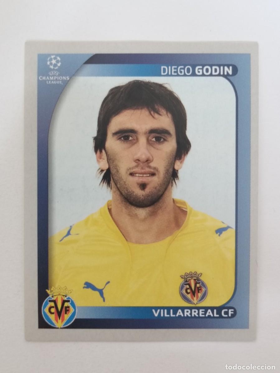 Football Stickers: #522 GODIN (VILLARREAL) CHAMPIONS LEAGUE 2008/2009 PANINI