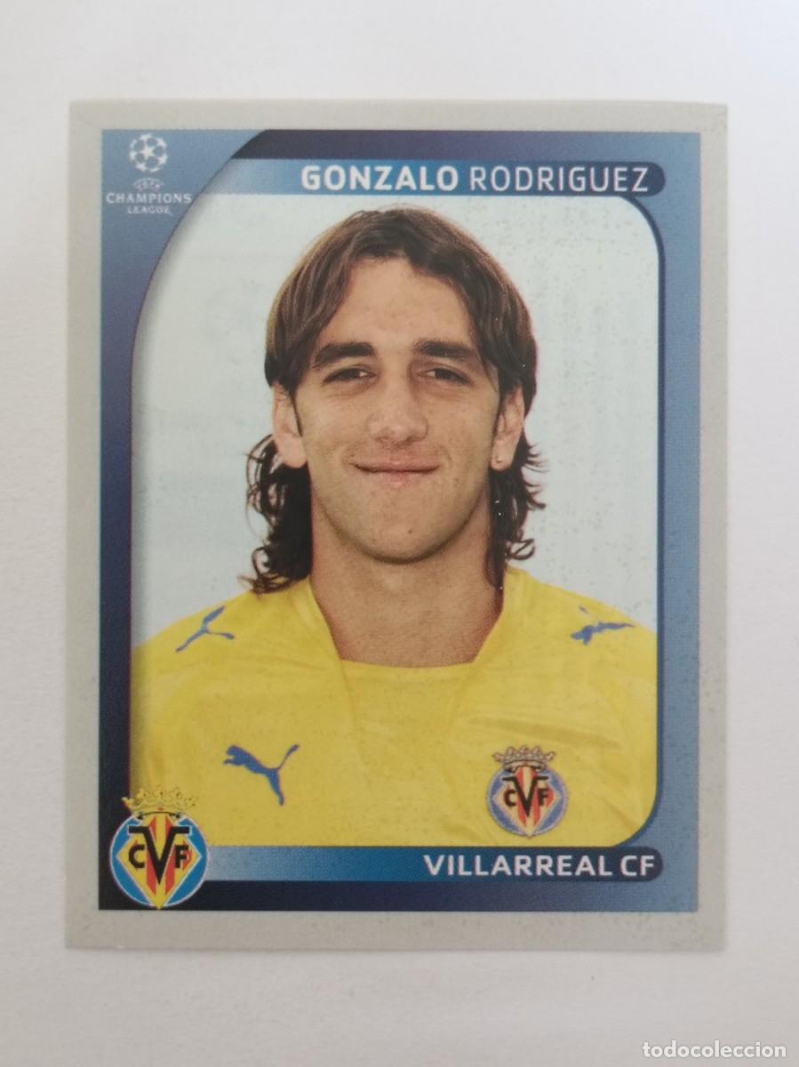 Football Stickers: #524 GONZALO (VILLARREAL) CHAMPIONS LEAGUE 2008/2009 PANINI