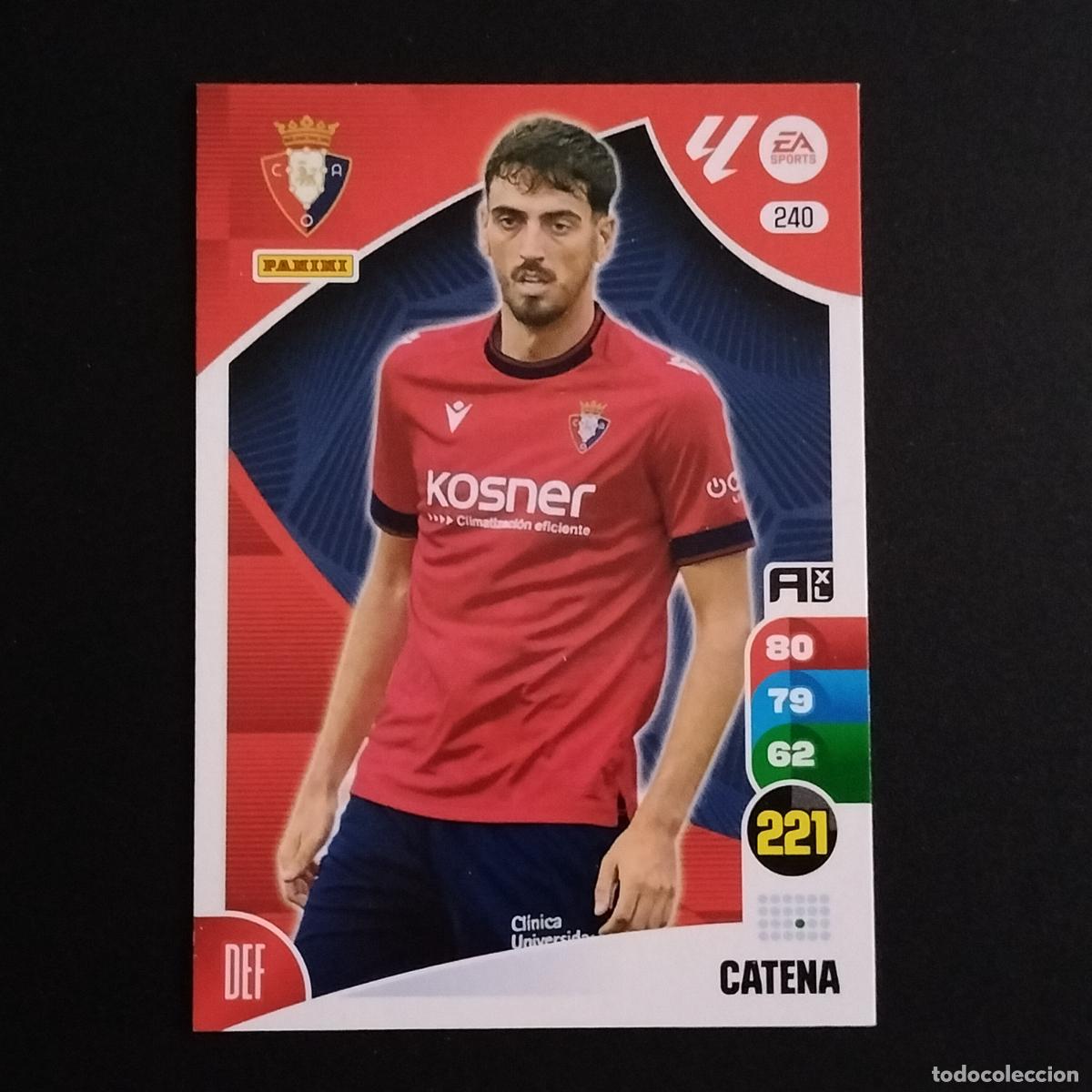 Cromos de F&uacute;tbol: 240 CATENA OSASUNA CROMOS ADRENALYN XL LALIGA CARD 2024 2025 24 25 PANINI
