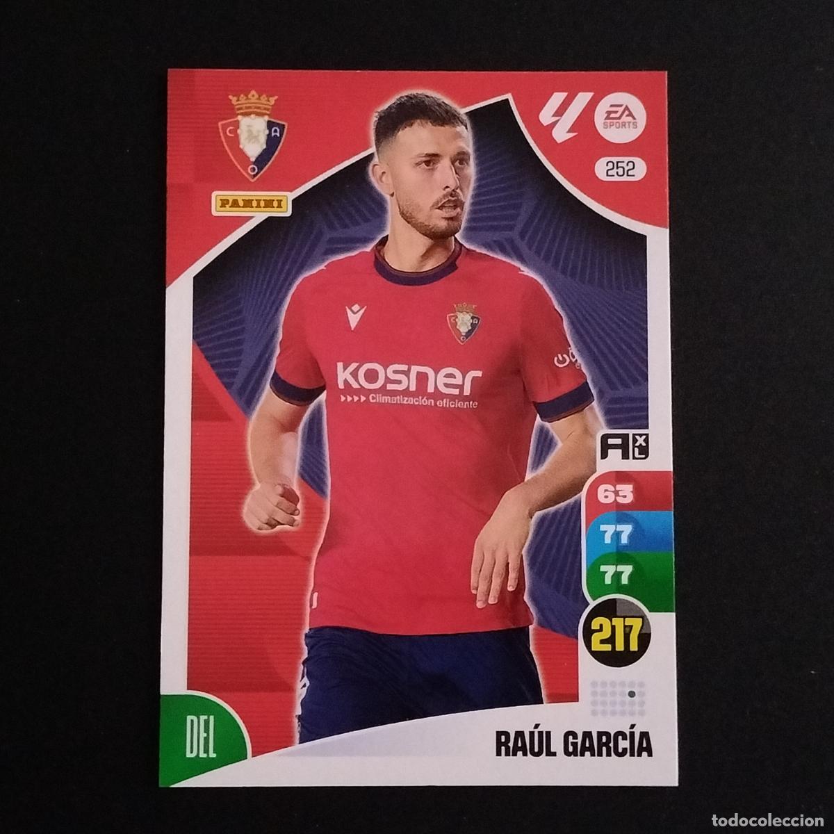 Cromos de F&uacute;tbol: 252 RAUL GARCIA OSASUNA CROMOS ADRENALYN XL LALIGA CARD 2024 2025 24 25 PANINI