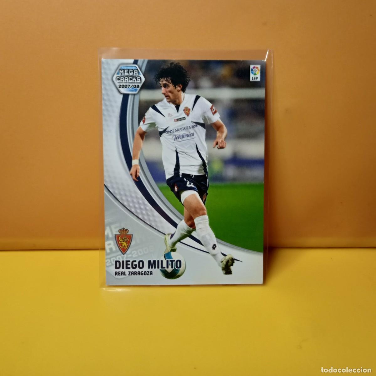 Cromos de F&uacute;tbol: MEGACRACKS 2007 2008 07 08, REAL ZARAGOZA DIEGO MILITO 360