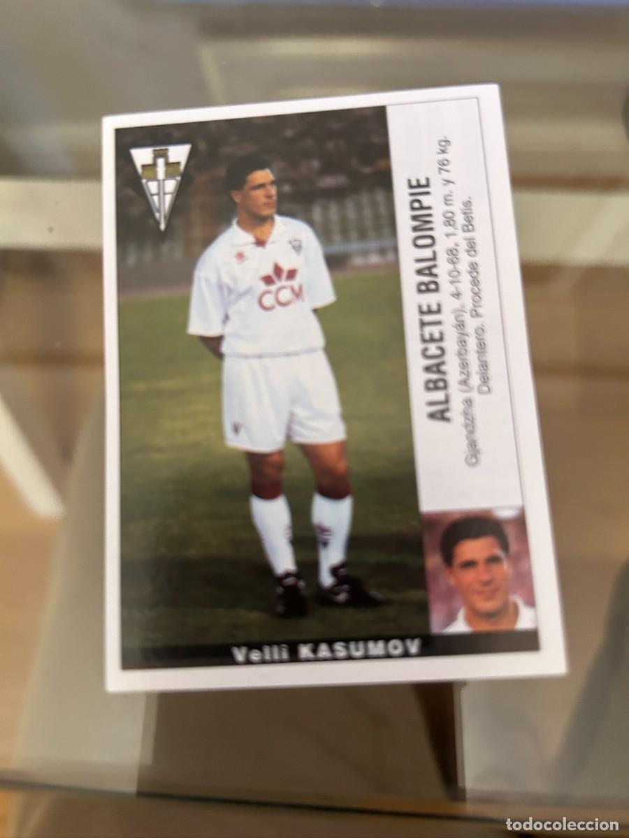 Cromos de F&uacute;tbol: kasumov albacete liga 95 96 panini nuevo