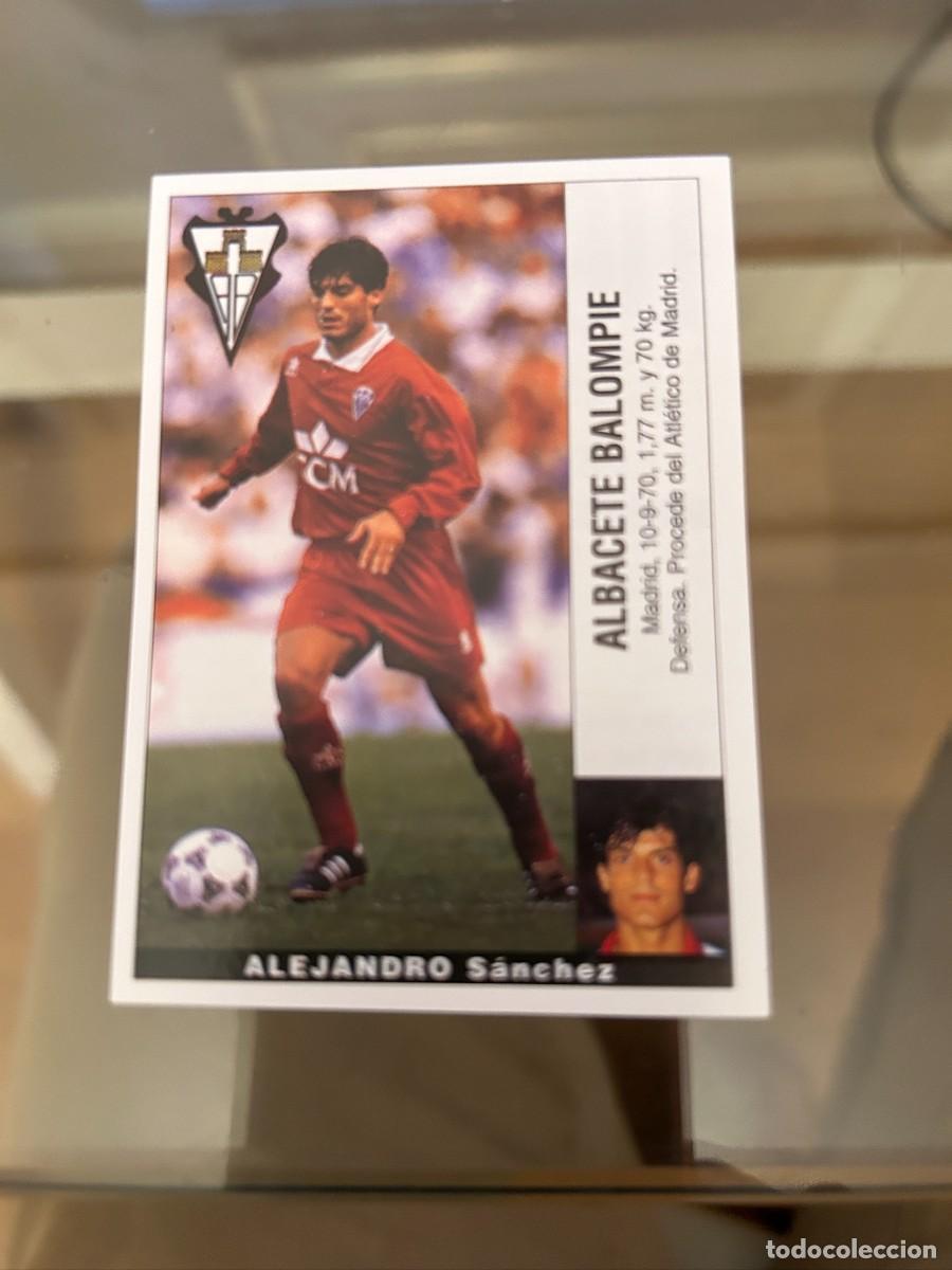 Cromos de F&uacute;tbol: alejandro albacete panini 95 96 nuevo coloca