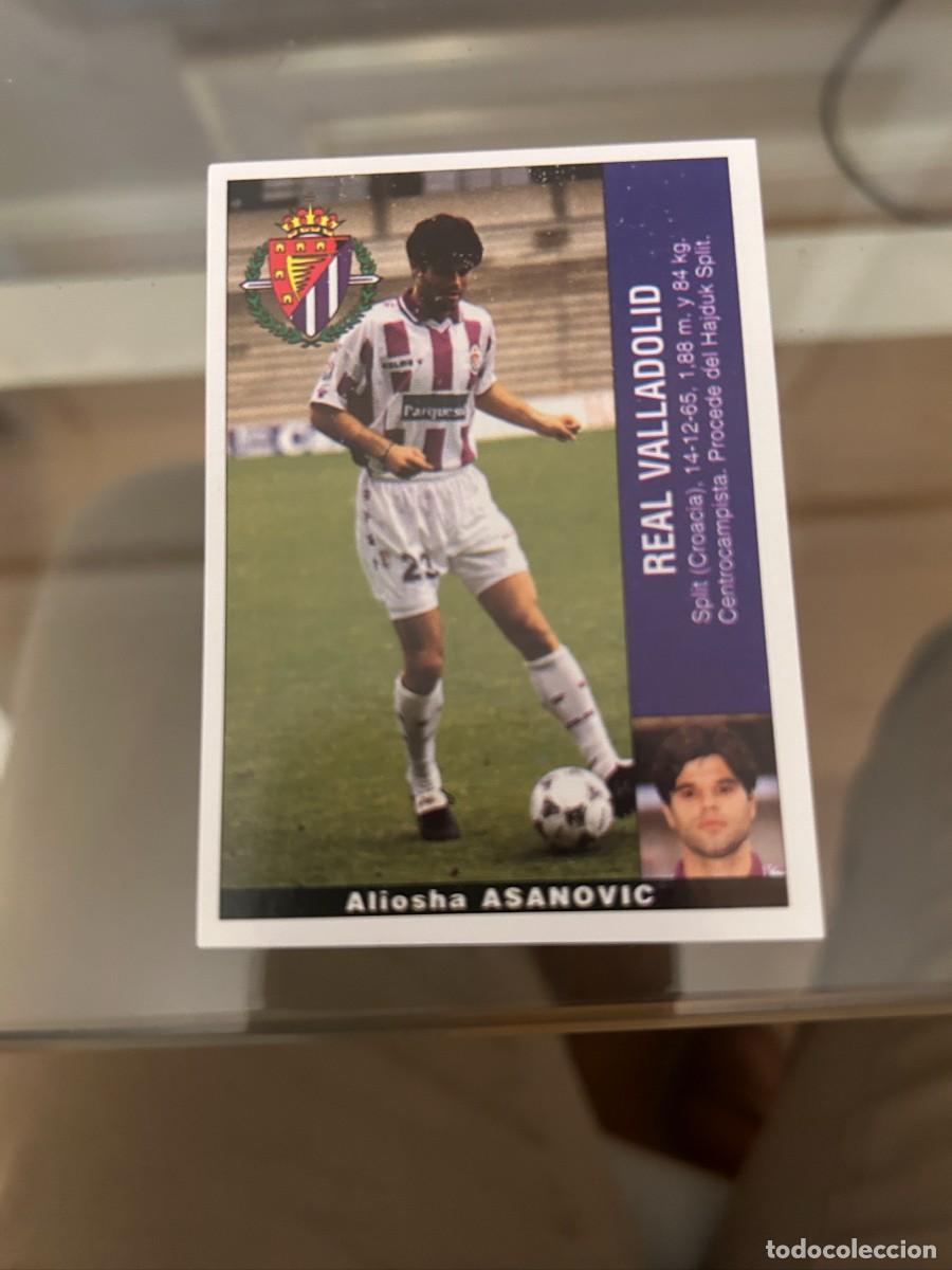 Cromos de F&uacute;tbol: asanovic valladolid liga 95 96 nuevo panini