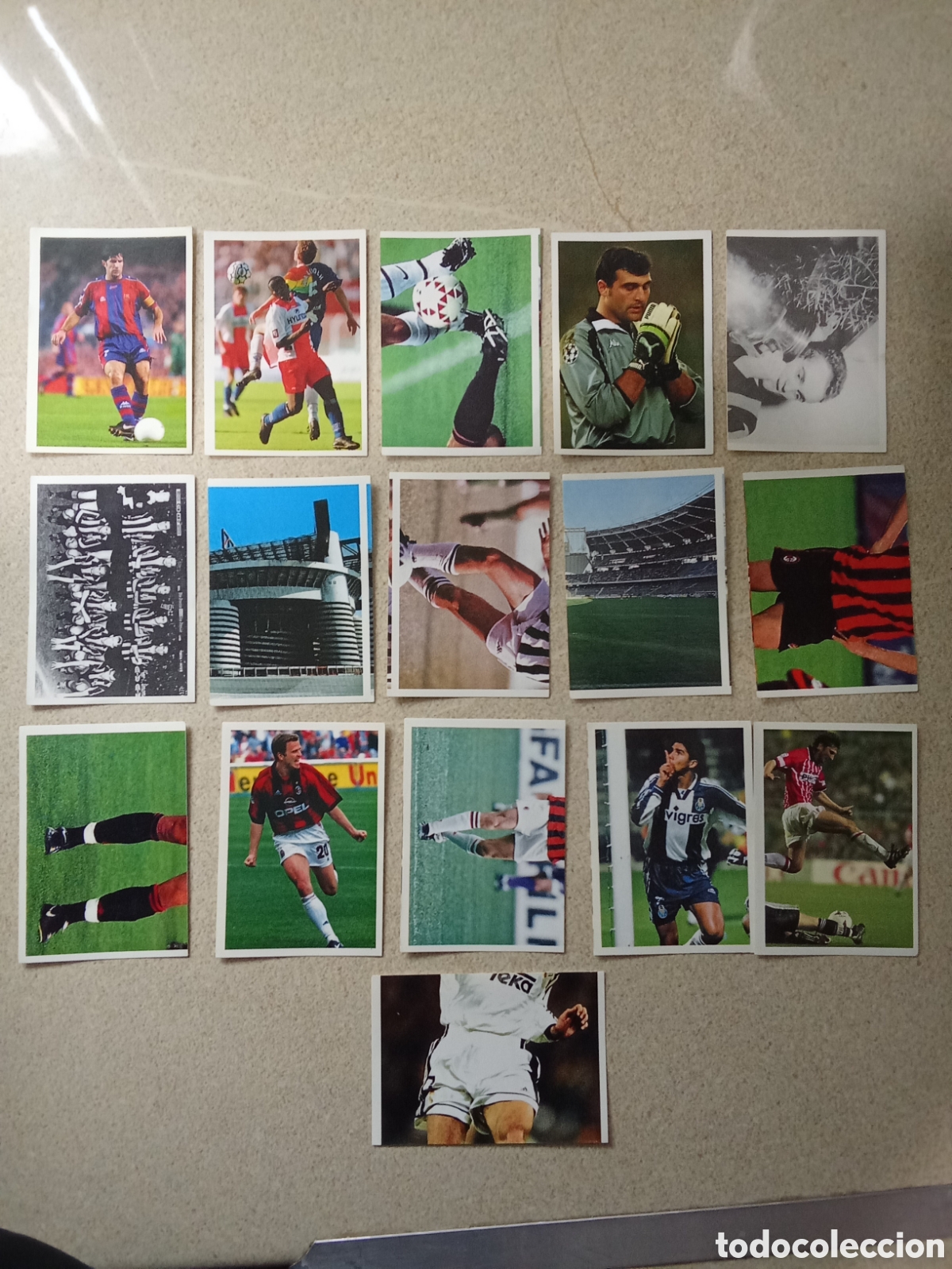 Cromos de F&uacute;tbol: 16 CROMOS DIFERENTES LIBRO DE LOS CAMPEONES DE EUROPA MARCA SIN PEGAR. SE VENDEN SUELTOS