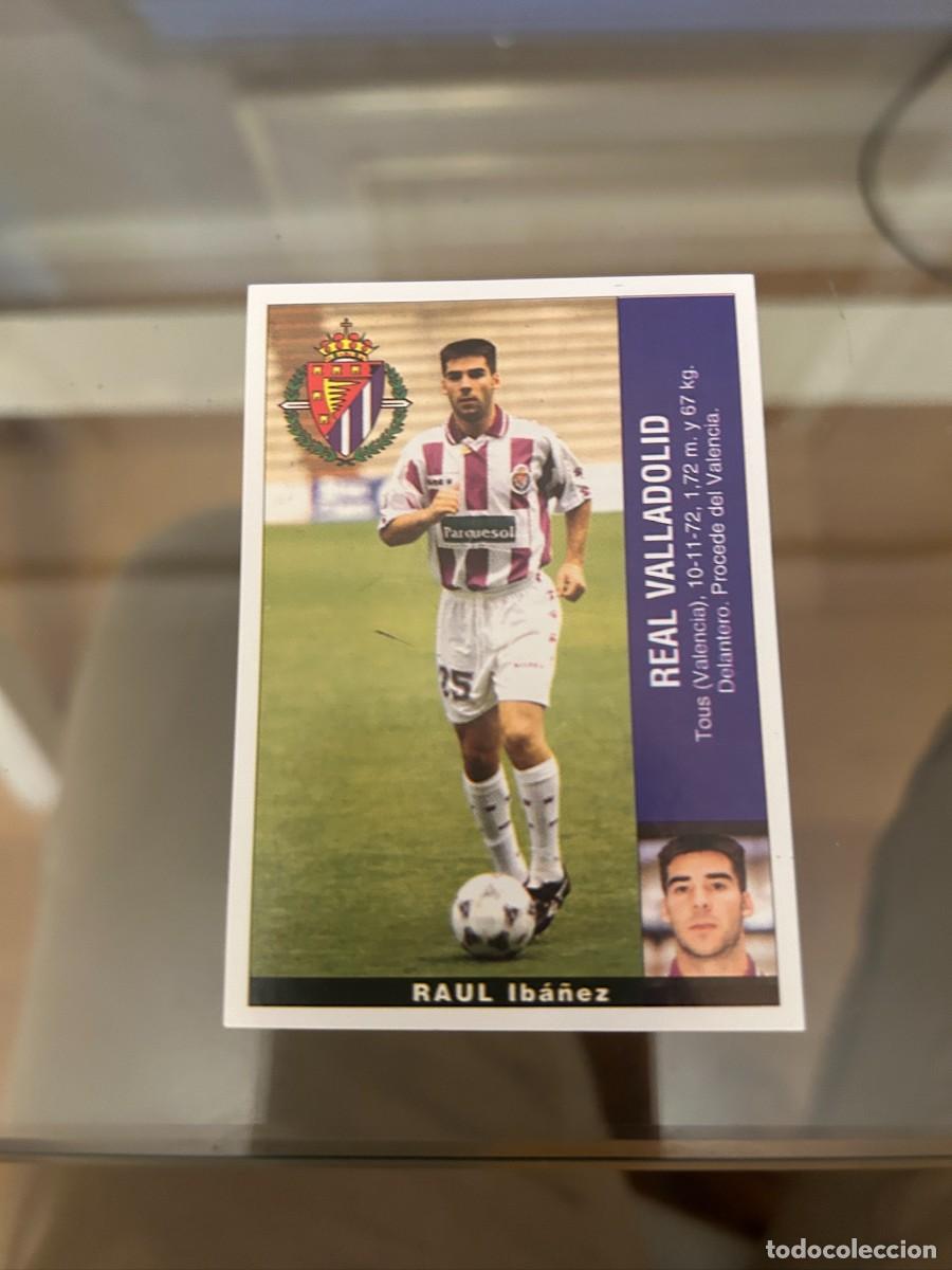 Cromos de F&uacute;tbol: raul valladolid liga 95 96 panini nuevo