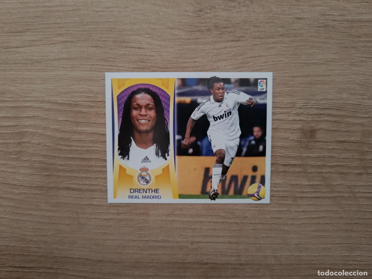 Cromos de F&uacute;tbol: CROMO DE FUTBOL LIGA ESTE DRENTHE COLOCA REAL MADRID NUNCA PEGADO SIN PEGAR 09 10 2009 2010 D526