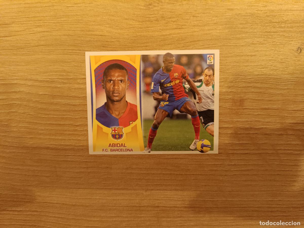 Cromos de F&uacute;tbol: CROMO DE FUTBOL LIGA ESTE ABIDAL BARCELONA NUNCA PEGADO SIN PEGAR 09 10 2009 2010 D526