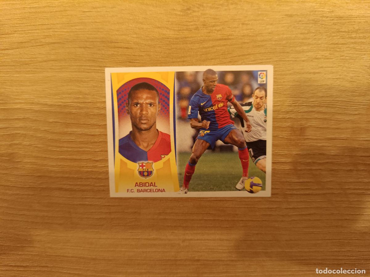 Cromos de F&uacute;tbol: CROMO DE FUTBOL LIGA ESTE ABIDAL BARCELONA NUNCA PEGADO SIN PEGAR 09 10 2009 2010 D526