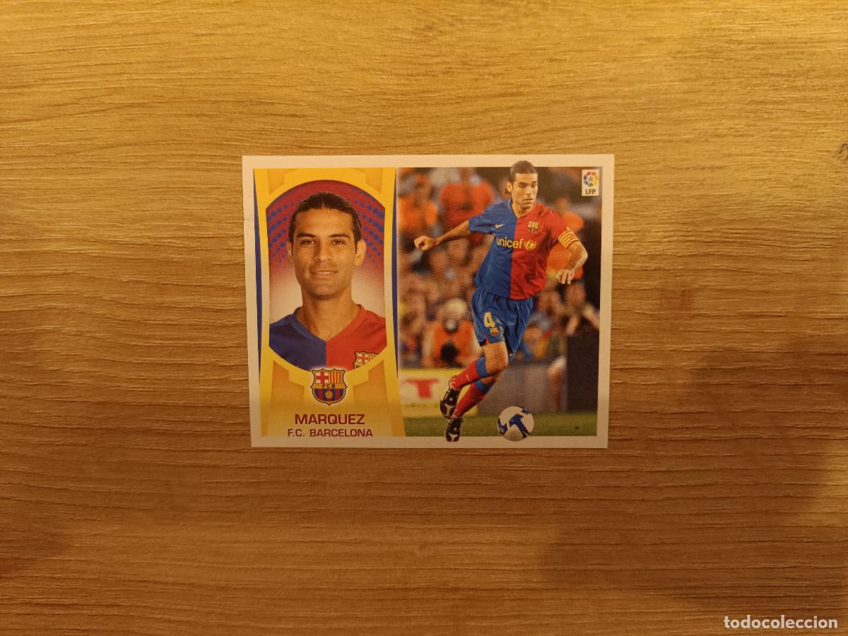 Figurine di Calcio: CROMO DE FUTBOL LIGA ESTE MARQUEZ BARCELONA NUNCA PEGADO SIN PEGAR 09 10 2009 2010 D526