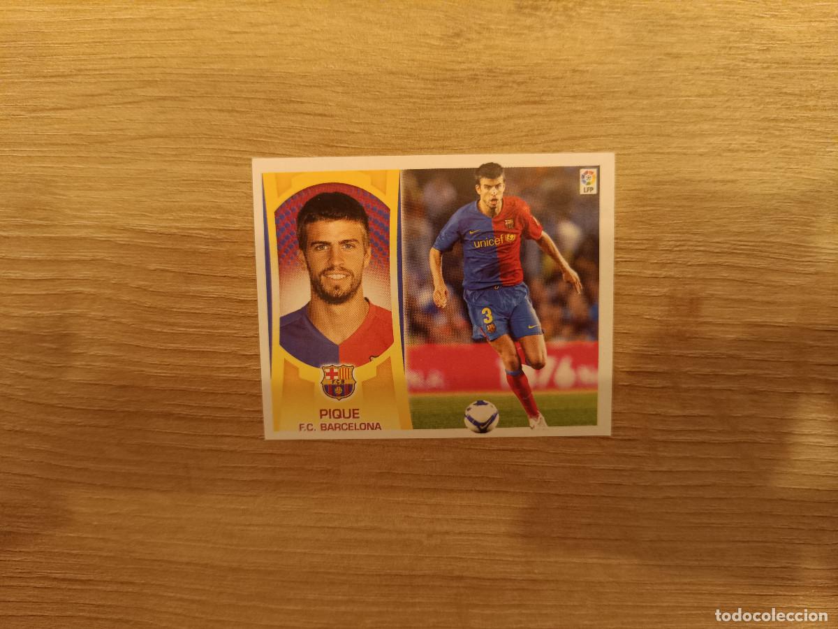 Figurine di Calcio: CROMO DE FUTBOL LIGA ESTE PIQUE BARCELONA NUNCA PEGADO SIN PEGAR 09 10 2009 2010 D526