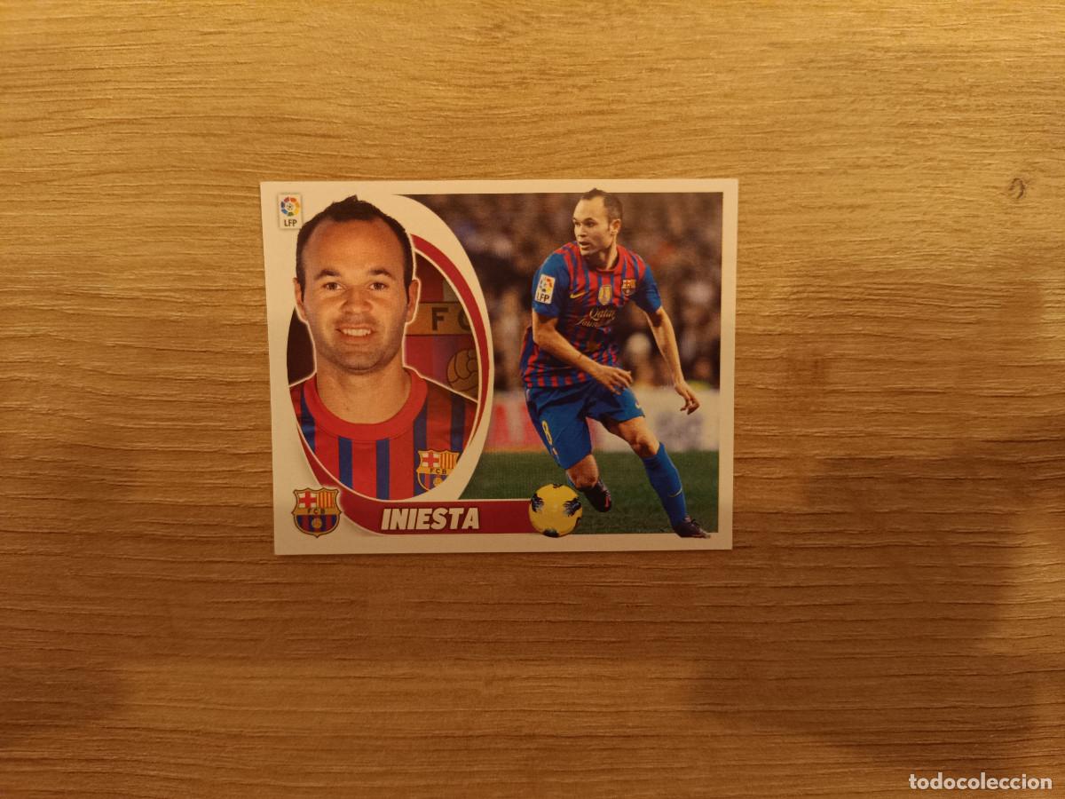 Cromos de F&uacute;tbol: CROMO DE FUTBOL LIGA ESTE INIESTA BARCELONA NUNCA PEGADO SIN PEGAR 12 13 2012 2013 D526