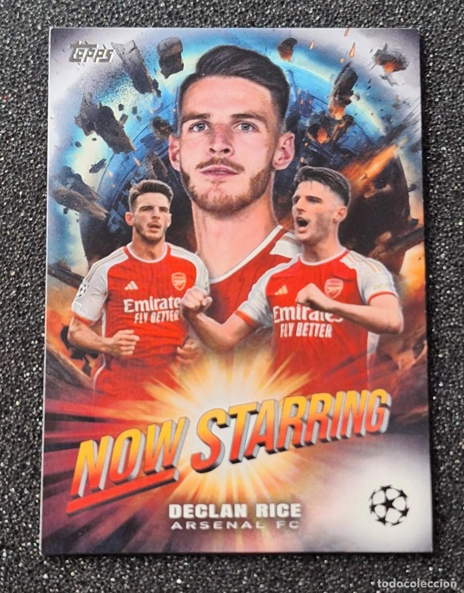 Cromos de F&uacute;tbol: Declan Rice Arsenal Topps Champions League Soccer Now Starring