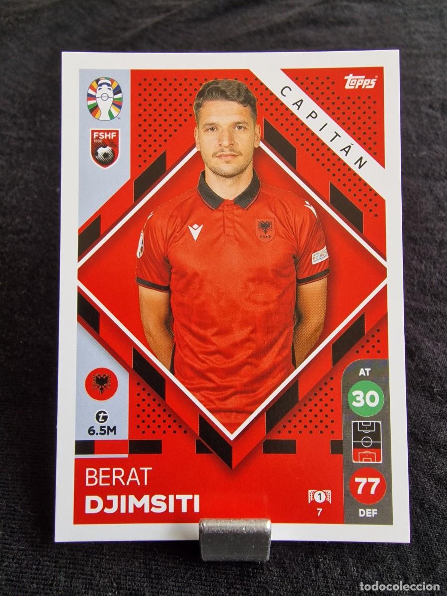Cromos de F&uacute;tbol: [Berat Djimsiti] n&ordm;8 - EURO 2024 Lidl Match Attax - &iexcl;Impecable!