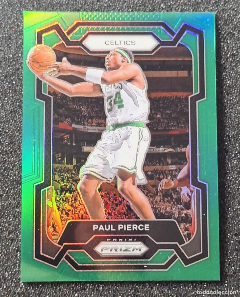 Cromos de F&uacute;tbol: Paul Pierce Boston Celtics Panini Prizm Basketball 2023-24 Green Prizm