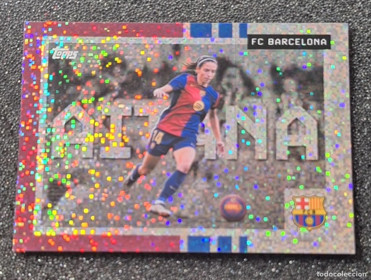 Cromos de F&uacute;tbol: Aitana Bonmati Barcelona Topps Team Set Soccer #48 Static Foil