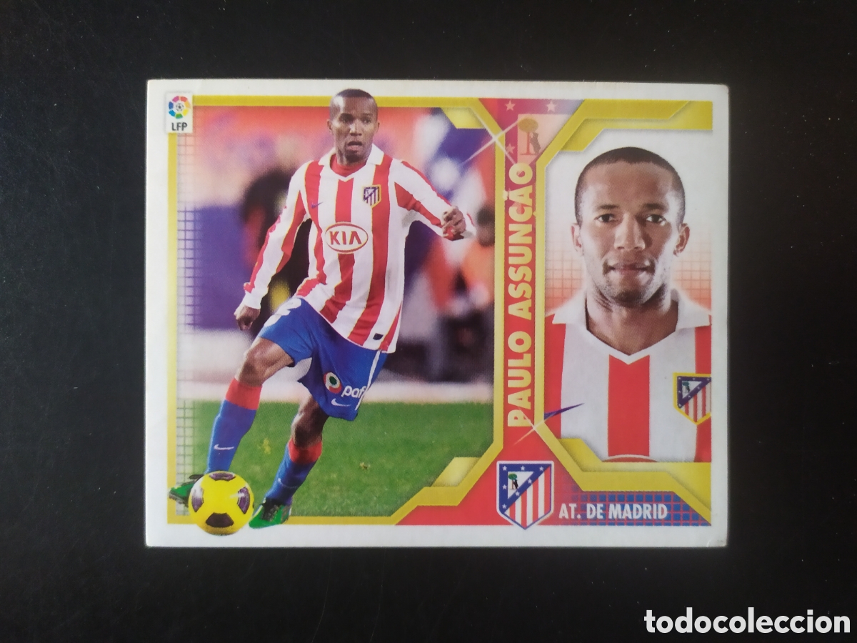 Cromos de F&uacute;tbol: Liga este 2011 2012 11 12 panini Paulo Assuncao n&deg; 10B 10 B Atl&eacute;tico Madrid