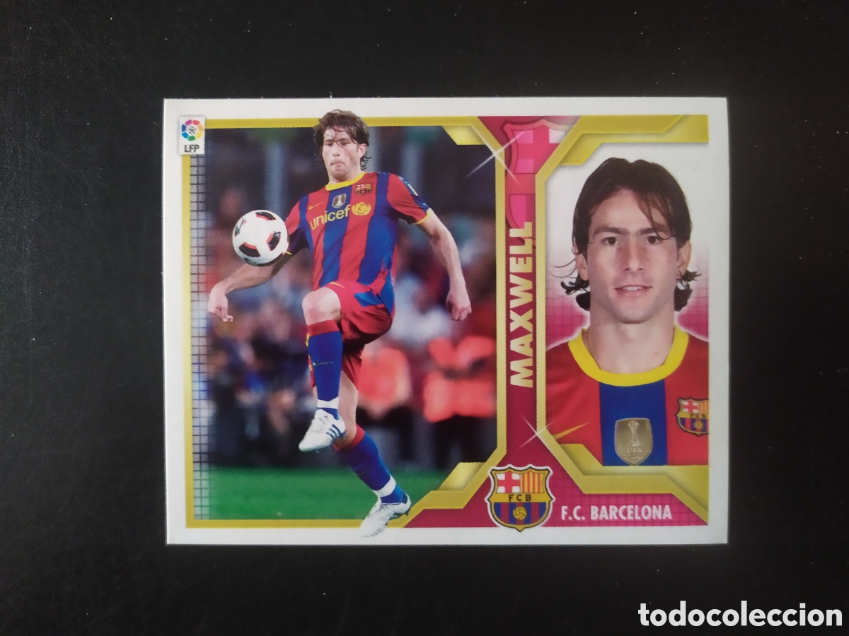 Cromos de F&uacute;tbol: Liga este 2011 2012 11 12 panini Maxwell n&deg; 7 B Barcelona