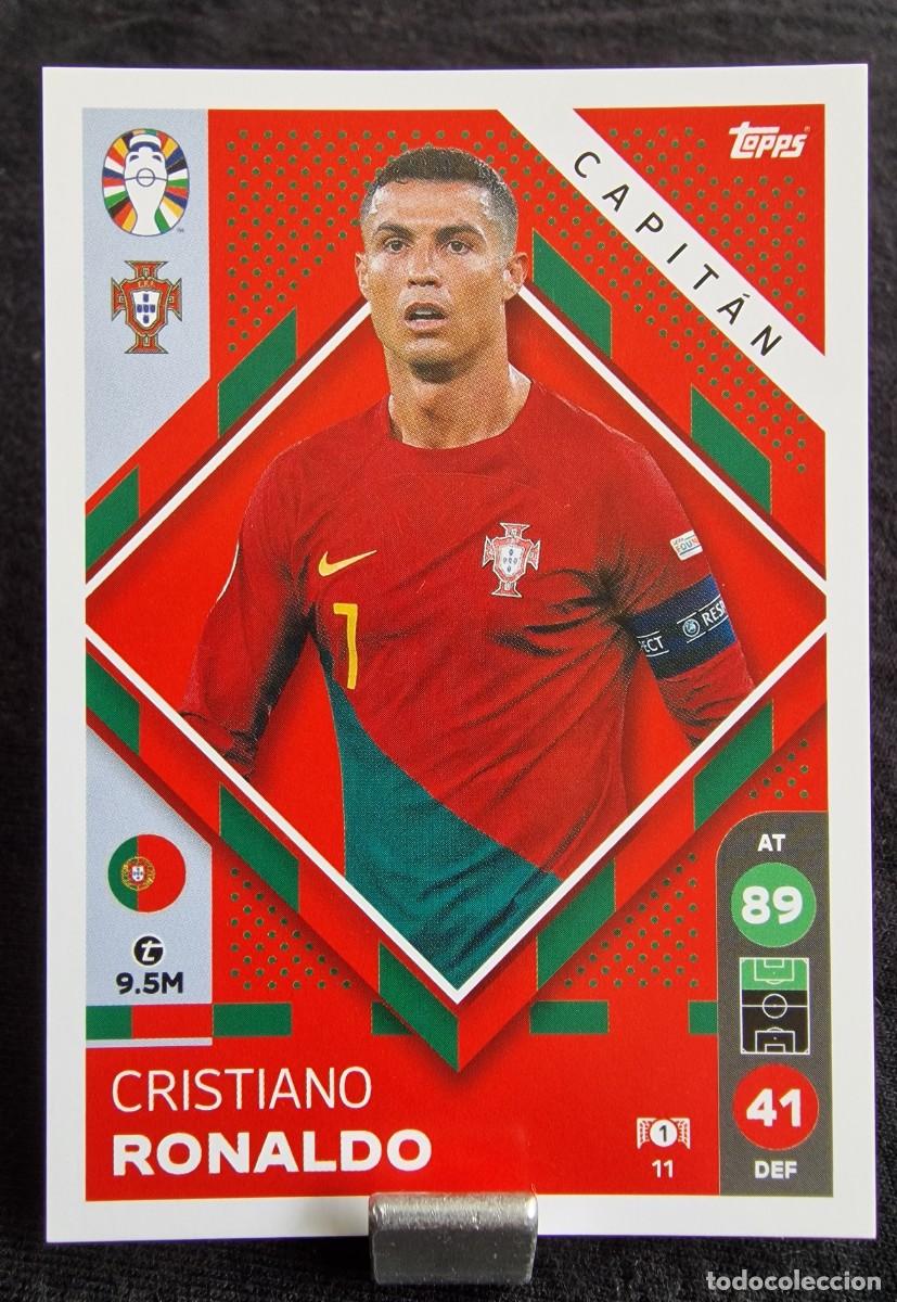 Cromos de F&uacute;tbol: [Cristiano Ronaldo] n&ordm;11 - EURO 2024 Lidl Match Attax - &iexcl;Impecable!