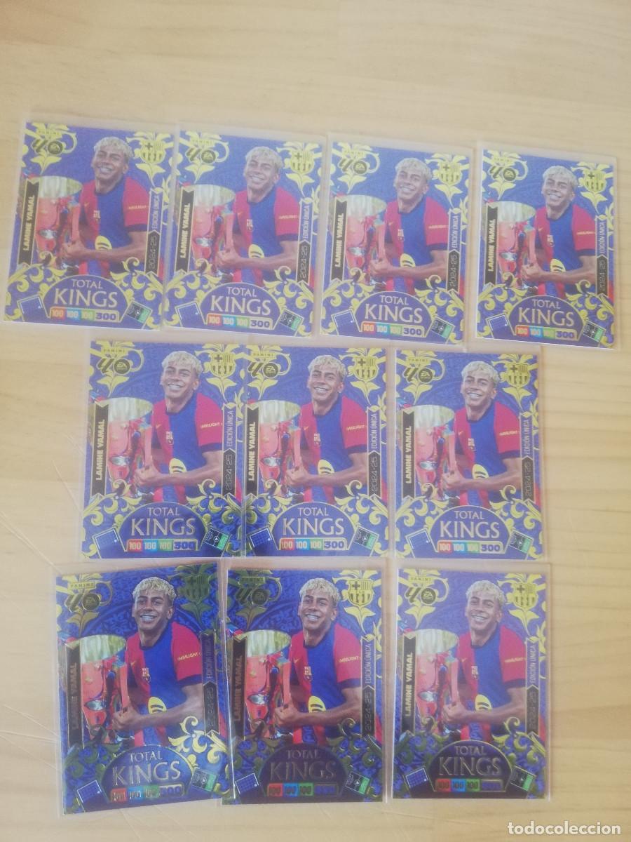 Cromos de F&uacute;tbol: Lamine Yamal (x10) Total Kings Adrenalyn 2026