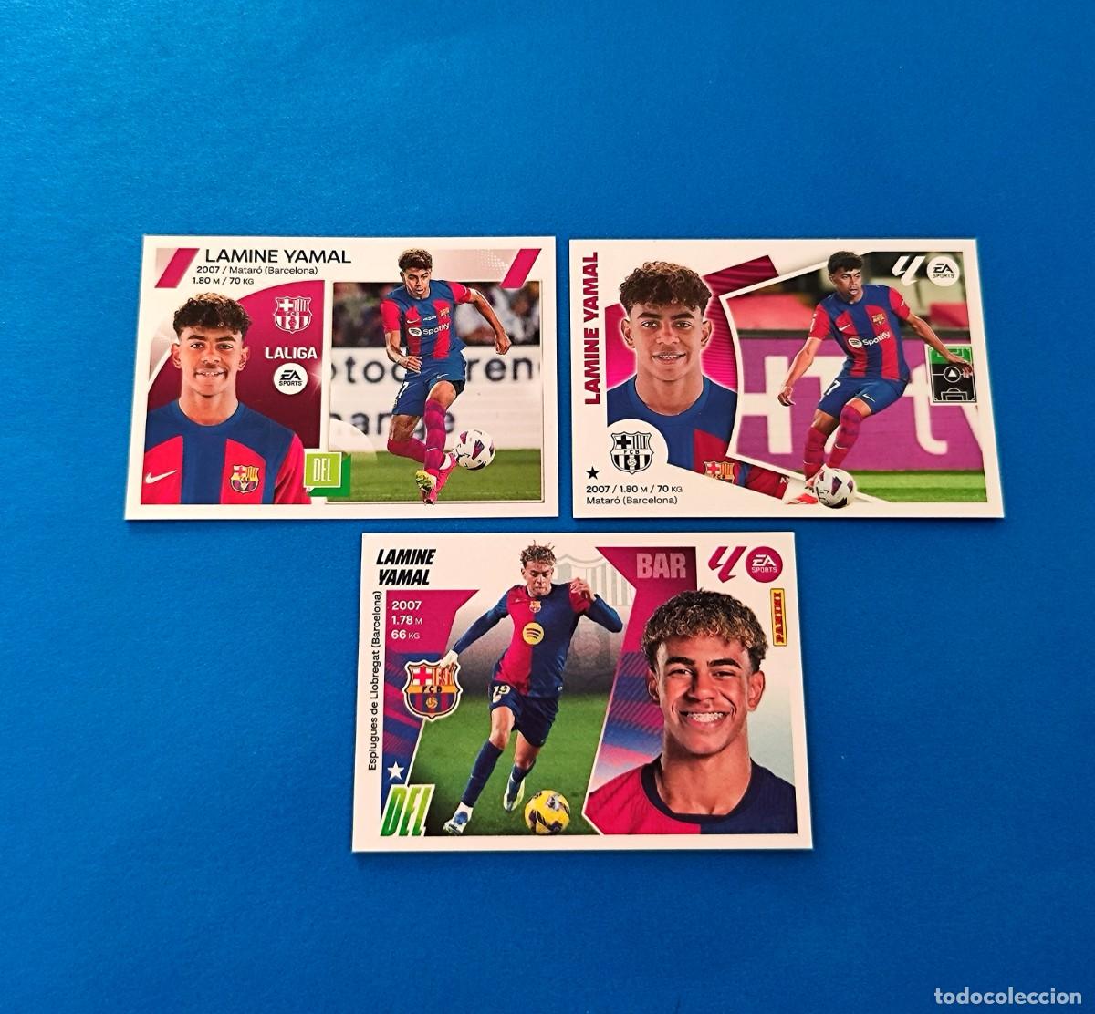 Cromos de F&uacute;tbol: Liga Este 2023 2024 / 23 24 - 2024 2025 / 24 25 - 2025 / 2026 25 26 Lamine Yamal Coloca 19 Bis